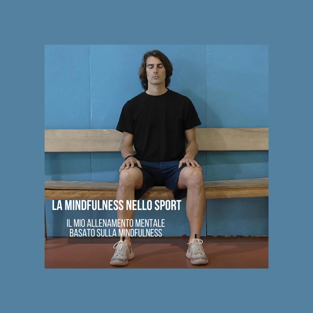 ALTETA CHE MEDITA SEDUTO IN PALESTRA mindfulness e sport testimonianza